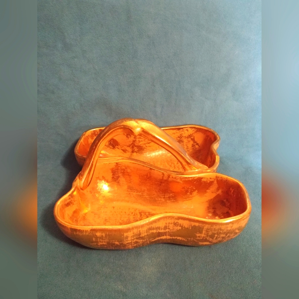 Candy dish  Stangl Granada gold